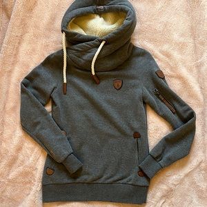 Women’s cowl neck hoodie